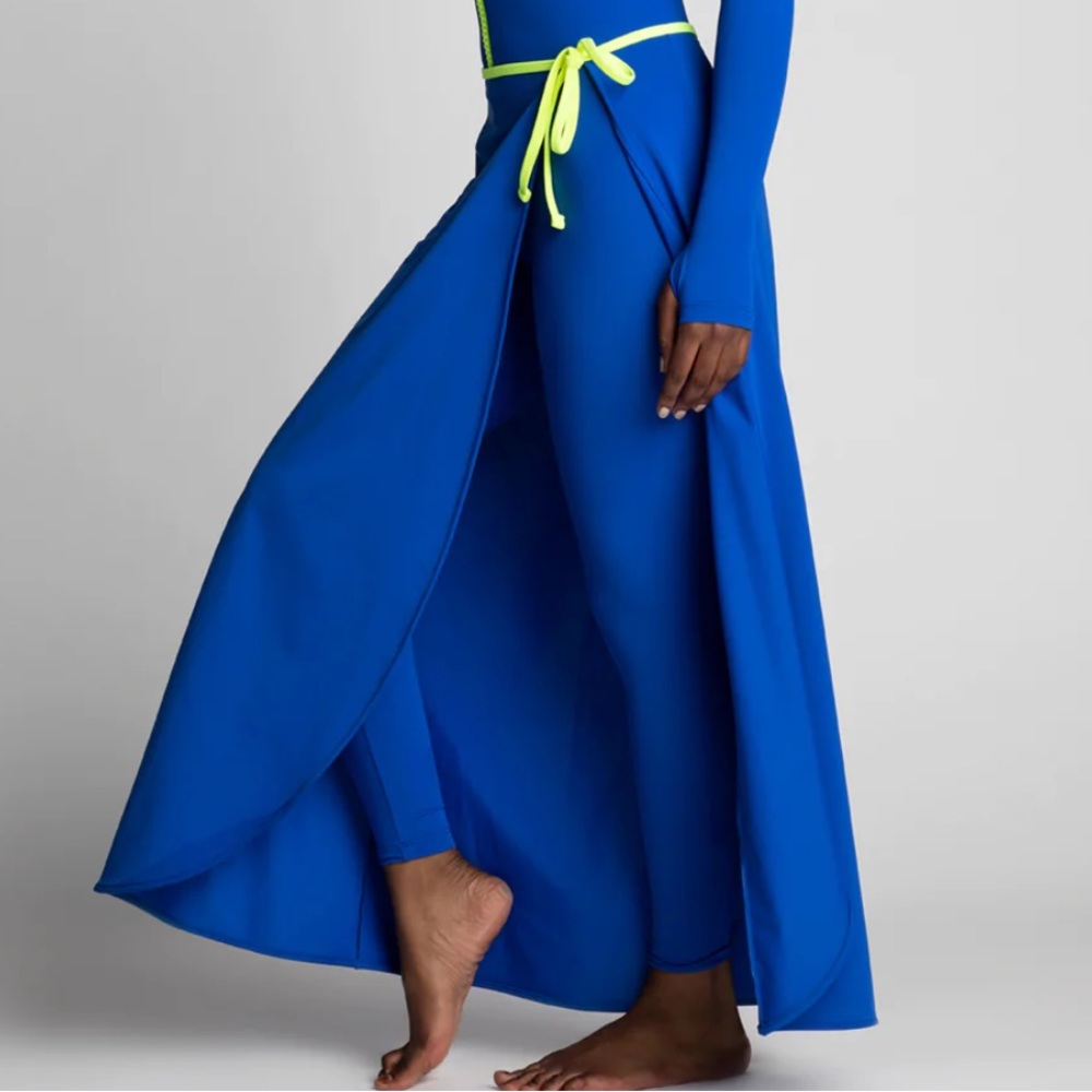 Olivia Wrap Skirt in Azul - Picture 1 of 8